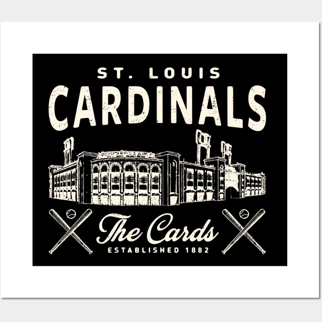 St. Louis Cardinals 2 by Buck Tee Wall Art by Buck Tee